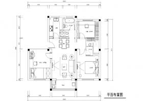 [江苏]苏州李闸小区样板间CAD施工图+实景图