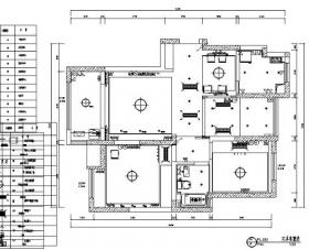 北欧风格家居二居室住宅空间设计施工图（附效果图）