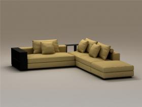 单个现代简约沙发3Dmax模型 (41)
