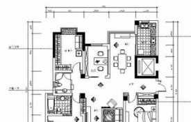 [常州]现代简约2居室室内设计全套CAD施工图