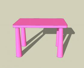 儿童桌椅SU模型 (16)