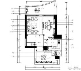 [南京]清新简欧混搭风样板房室内设计施工图