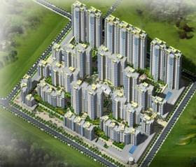 [郑州]某天下城住宅小区方案文本
