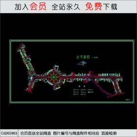 步行街(一)总平面图.CAD