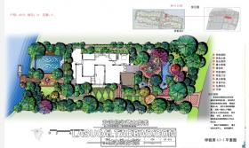 DB00951别墅景观方案设计总平面图片样板房花园庭院环艺手绘