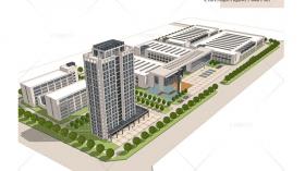 YH002 工业厂房办公公寓建筑方案设计su模型cad图纸文本彩平