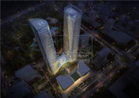 WB00001平立剖超高层绿地双塔楼同济院设计方案A3高清文本