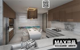 现代厨房3Dmax模型 (6)
