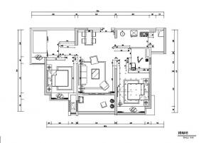 地中海风格东部现代城花园样板间设计施工图（附效果图...