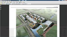 ZZ0128中学校建筑规划设计CAD图纸SU模型文本分析效果图案例