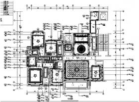 [广东]新中式新古典混搭风样板间设计施工图（附效果图...