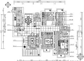 现代四居室公寓施工图（含实景）