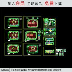 商场设计全套图CAD