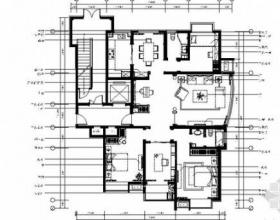 [山东]欧式温馨三居室家装施工图（含实景照片）