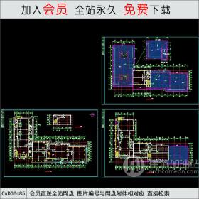 小区会所平面图CAD施工图