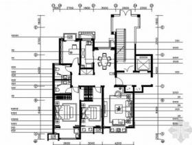 [山东]豪华欧式风格三居室室内装修施工图（含高清实景图...