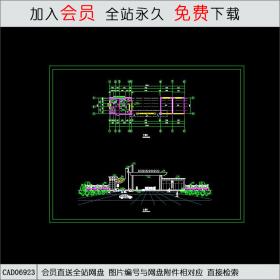 学校大门CAD