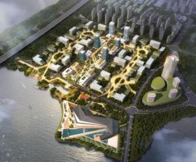 [湖北]现代风格阳光创谷核心区中轴景观