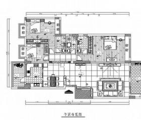 [广东]中式三居设计方案图