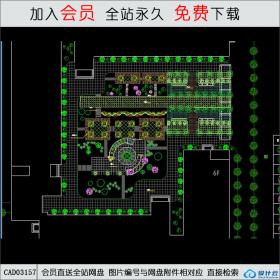 单体建筑内部环境设计CAD