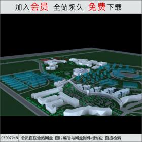 大连民族学院金石滩校区校园规划与建筑单体设计CAD