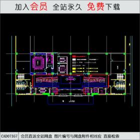 大厅平面布置图CAD