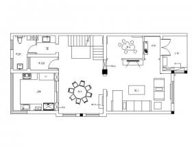 中式风格别墅住宅设计CAD施工图（含效果图）