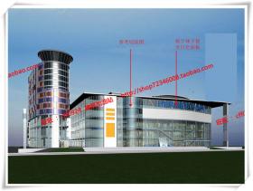 JZ196商业/商场/超市/商业中心su模型cad图纸+效果图