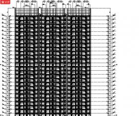 [深圳]万科商务公寓及单层公建施工图（含A、B、C三区...