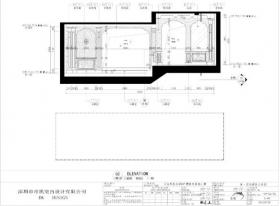 欧式-上海风景水岸样板房设计施工图（附效果图、模型）