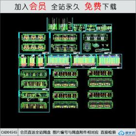 CAD04545 二套小高层的全套图纸CAD