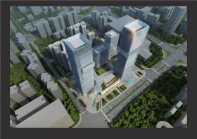 WB00573佛山绿的办公商业中心建筑设计方案资料高清文本建...