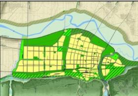 渭南市某沿河生态绿化景观概念性规划