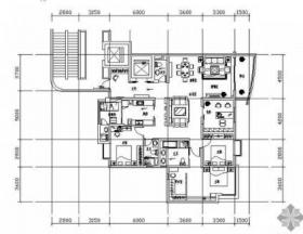 [上海]某住宅空间四居室装修图