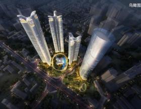 [四川]超高层建筑现代代风格豪宅建筑概念方案设计（查...