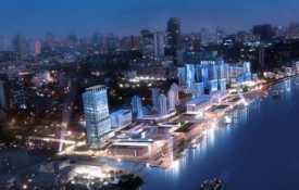 [上海] 32层滨水商业广场建筑设计方案文本（知名地产）