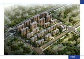 NO00485小区规划居住区规划设计方案全套cad图纸+效果图+文本