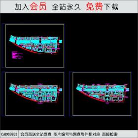 某商贸区规划方案图 [CAD