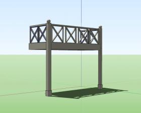 栏杆SU模型 (16)