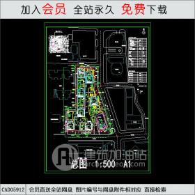 西单大厦总平面图 [CAD