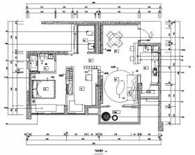 九龙仓晶科名苑中性风样板间设计施工图（附效果图）