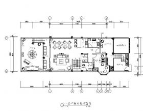 [四川]全套别墅样板房设计CAD施工图（含效果图、实景图...