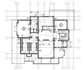 [上海]某欧式三层庄园别墅室内设计施工图