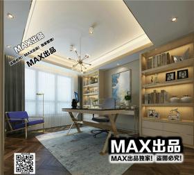 现代书房3Dmax模型 (7)