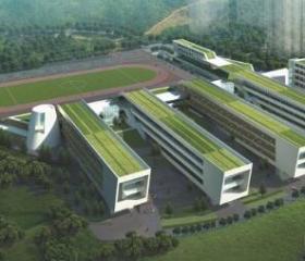 [广东]现代风格九年一贯制学校建筑设计方案文本（共36班...