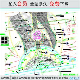 CAD03457成都利通华阳住宅小区景观施工图CAD