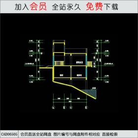 龙湖蓝湖郡会所CAD