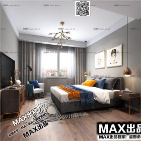 现代卧室3Dmax模型 (94)