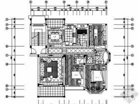 [苏州]简欧三居样板房施工图（含效果）