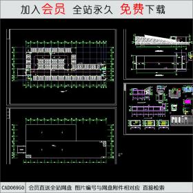 地下车库建筑设计图CAD